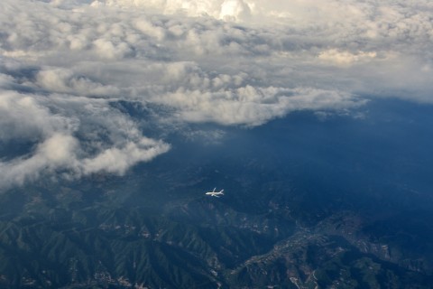 Taken from aircraft
