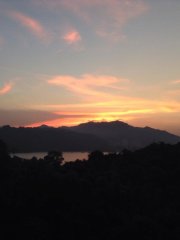 sunset at peng chau