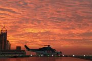 Sunset at Heliport