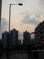 暮色淺紅