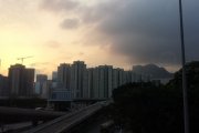 跟住矛盾影日落