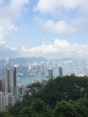 眺望維港兩岸@山頂