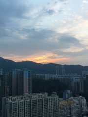 西灣河28/2黃昏日落