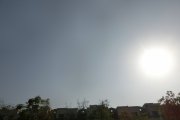 變化了位置的太陽