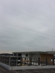 飛機飛過的痕跡