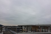 飛機飛過的痕跡