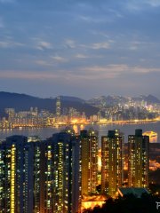 夜色霞彩