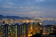 夜色霞彩