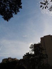 凝結尾跡 Contrails 深水埗