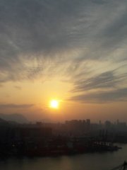 太陽上山