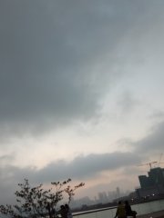 九龍灣灰色日落
