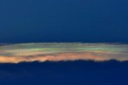 Iridescent clouds