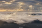 Sea of Clouds and Crepuscular rays