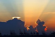 Pileus and Crepuscular rays 